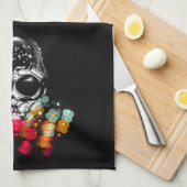 Niedlicher Fall Spider mit Dewdrop Hat Geschirrtuch (Viertel Falte)