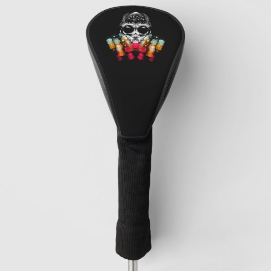 Niedlicher Fall Spider mit Dewdrop Hat Golf Headcover (Vorderseite)