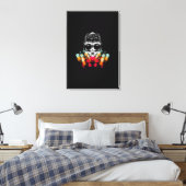 Niedlicher Fall Spider mit Dewdrop Hat Leinwanddruck (Insitu (Schlafzimmer))