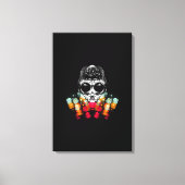 Niedlicher Fall Spider mit Dewdrop Hat Leinwanddruck (Vorderseite)