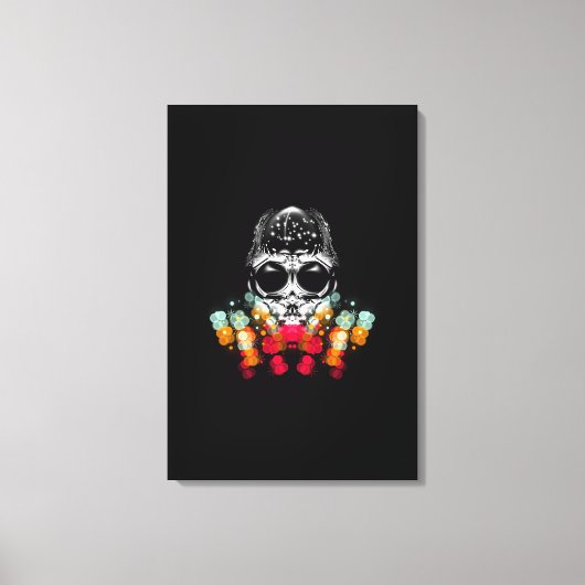 Niedlicher Fall Spider mit Dewdrop Hat Leinwanddruck (Vorderseite)