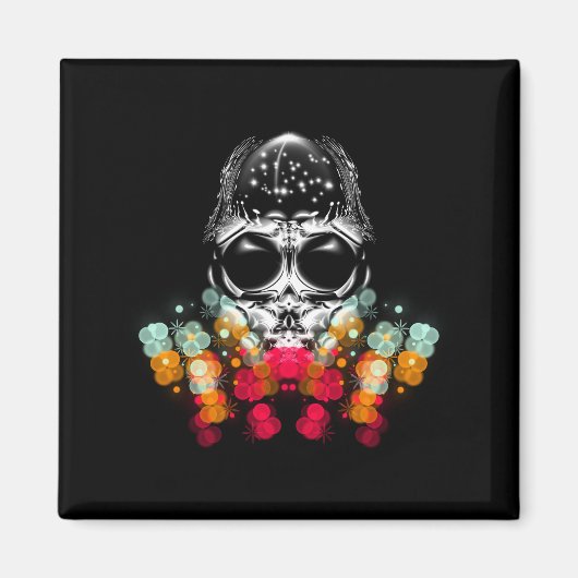 Niedlicher Fall Spider mit Dewdrop Hat Magnet (Vorne)