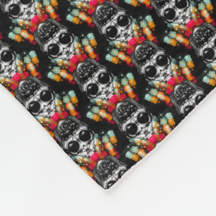 Niedlicher Fall Spider mit Dewdrop Hat Muster Fleecedecke