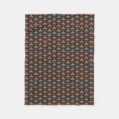 Niedlicher Fall Spider mit Dewdrop Hat Muster Fleecedecke (Vorderseite)