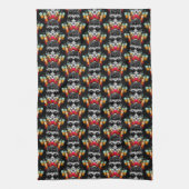 Niedlicher Fall Spider mit Dewdrop Hat Muster Geschirrtuch (Vertikal)