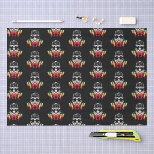 Niedlicher Fall Spider mit Dewdrop Hat Muster Seidenpapier (Handwerk)