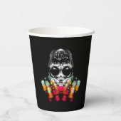 Niedlicher Fall Spider mit Dewdrop Hat Pappbecher (Rückseite)