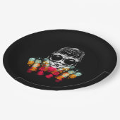 Niedlicher Fall Spider mit Dewdrop Hat Pappteller (Schrägansicht)