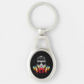 Niedlicher Fall Spider mit Dewdrop Hat Schlüsselanhänger (Vorderseite)