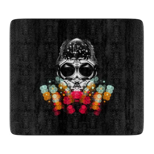Niedlicher Fall Spider mit Dewdrop Hat Schneidebrett (Vorderseite)