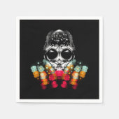 Niedlicher Fall Spider mit Dewdrop Hat Serviette (Vorderseite)