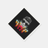 Niedlicher Fall Spider mit Dewdrop Hat Serviette (Ecke)