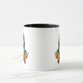 Niedlicher Fall Spider mit Dewdrop Hat Tasse (Zentrum)