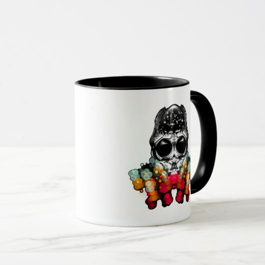 Niedlicher Fall Spider mit Dewdrop Hat Tasse (VorderseiteRechts)