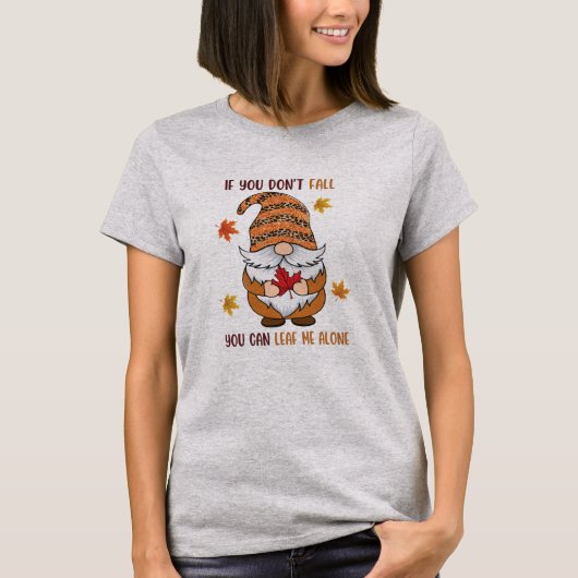 Niedlicher Fall Sweet Fall/Gnome T-Shirt (Vorderseite)