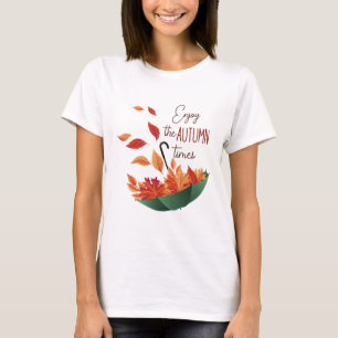 Niedlicher Fall Sweet Fall/ Schirm T-Shirt