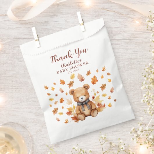 Niedlicher Fall Teddy Bär Danke, dass du Bags bevo Geschenktütchen (Ausgeschnitten)