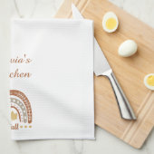 Niedlicher Fall Theme Custom White Personalisiert Geschirrtuch (Viertel Falte)