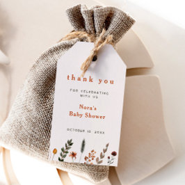 Niedlicher Fall Wildblume Vielen Dank Geschenkanhänger