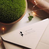 Niedlicher Familienname und Rücksendeadresse der v Permastempel