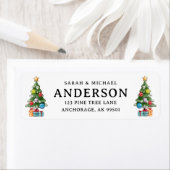 Niedlicher Familienname Weihnachtsbaum (Insitu)