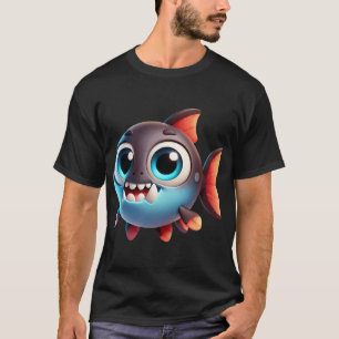 Niedlicher Fangzahnfisch T-Shirt