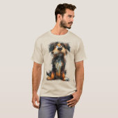 Niedlicher fantastischer Hund T-Shirt (Vorne ganz)