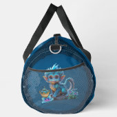 Niedlicher Fantasy-Affe Duffle Bag (Rechts)