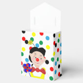 Niedlicher, farbenfroher Cartoon Circus Clown Geschenkschachtel (Geöffnet)