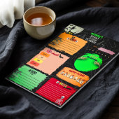 Niedlicher, farbenfroher Halloween Printable Plann Einladung