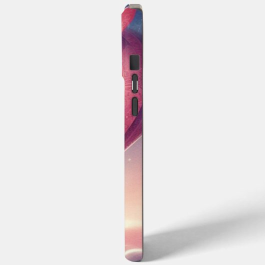 Niedlicher, farbenfroher Valentiner Herzballon Case-Mate iPhone Hülle (Rückseite / Links)