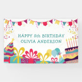 Niedlicher, farbiger, benutzerdefinierter Text der Banner (Horizontal)