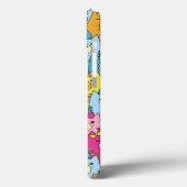 Niedlicher farbiger Cartoon Cats Muster Name hinzu Case-Mate iPhone Hülle (Rückseite / Links)