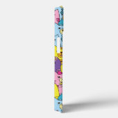 Niedlicher farbiger Cartoon Cats Muster Name hinzu Case-Mate iPhone Hülle (Rückseite / Rechts)