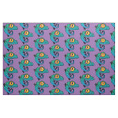 Niedlicher farbiger Cartoon Gecko Stoff (Fat Quarter (45,7 x 55,9 cm))