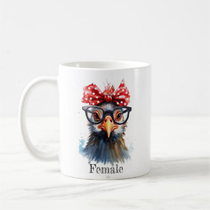 niedlicher, farbiger Cartoon Kaffeetasse