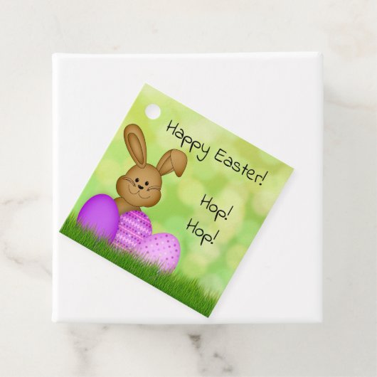 Niedlicher farbiger Cartoon Ostersonniger Gefallen Geschenkanhänger (Beispiel)