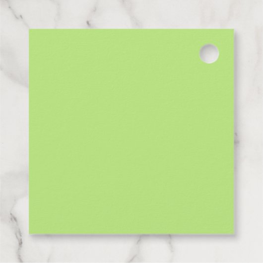 Niedlicher farbiger Cartoon Ostersonniger Gefallen Geschenkanhänger (Rückseite)