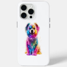 Niedlicher farbiger Hund