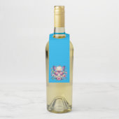 Niedlicher, farbiger Schmetterling Flaschenanhänger (Auf Flasche)