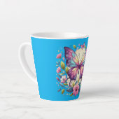 Niedlicher, farbiger Schmetterling Milchtasse (Linke Ecke)