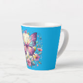Niedlicher, farbiger Schmetterling Milchtasse (Rechte Ecke)