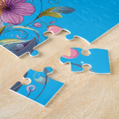 Niedlicher, farbiger Schmetterling Puzzle (Seite)
