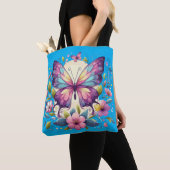 Niedlicher, farbiger Schmetterling Tasche (Von Nahem)