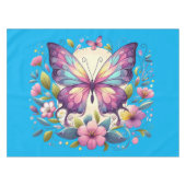 Niedlicher, farbiger Schmetterling Tischdecke (Vorderseite (Horizontal))