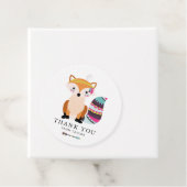 Niedlicher farbiger Stammesfuchs Kindergeburtstag  Geschenkanhänger (Beispiel)