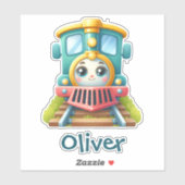 Niedlicher Farbzug Aufkleber (Blatt)