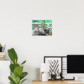 Niedlicher Faulenzer! Poster (Heimbüro)