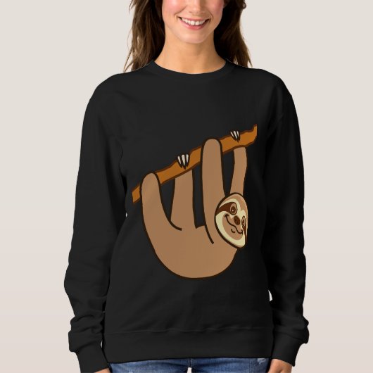 Niedlicher Faulenzer! Sweatshirt (Vorderseite)
