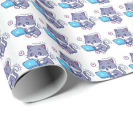 niedlicher Faulenzer - vielleicht lerne ich morgen Geschenkpapier